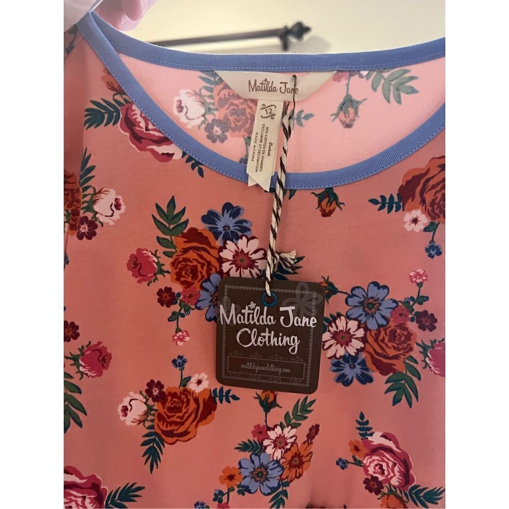 Matilda Jane Lots To Learn Pink Floral Dress - Picture 5 of 5